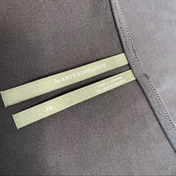 Anthropologie Drape Neck Blouse Dark Purple - Picture 2 of 4